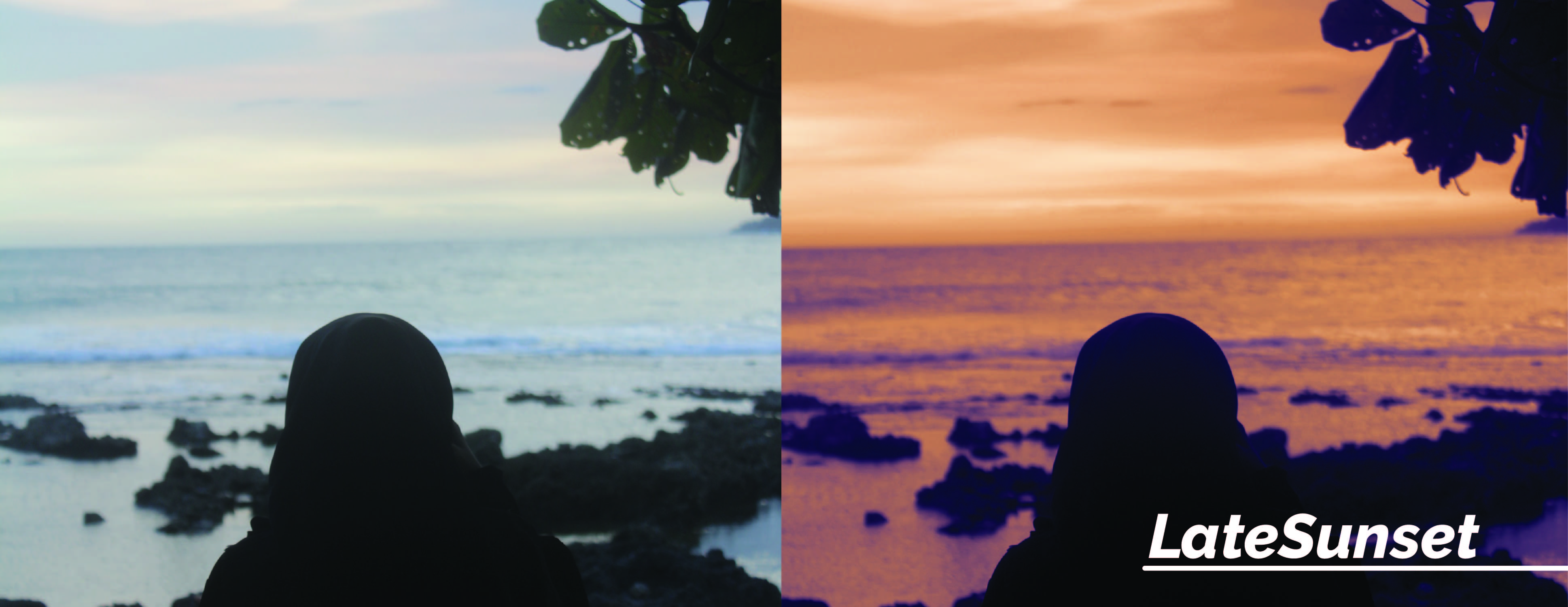 Membuat Efek Late Sunset Pada Gambar