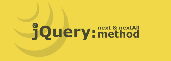 Metode next & nextAll di jQuery