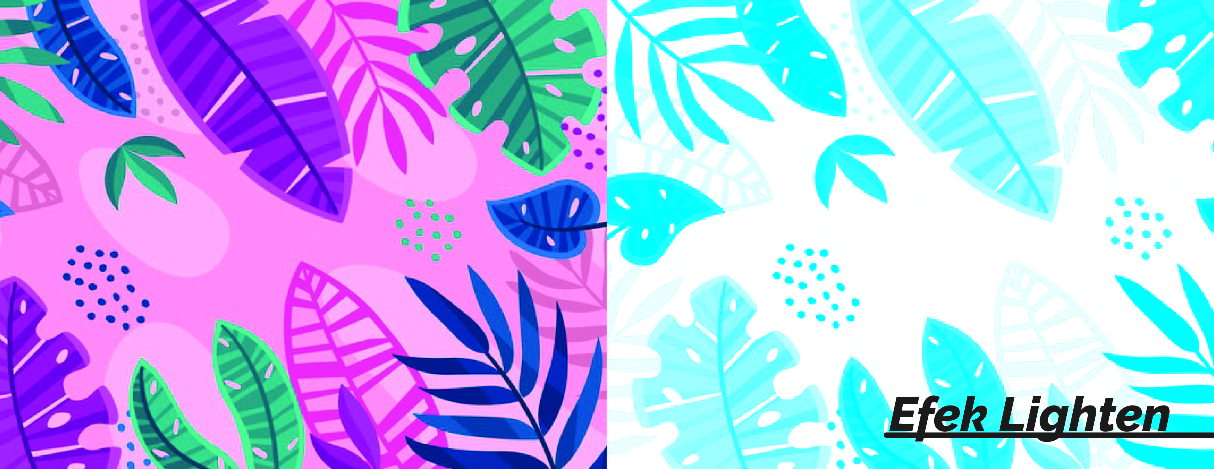 Membuat Efek lighten di Adobe Illustrator